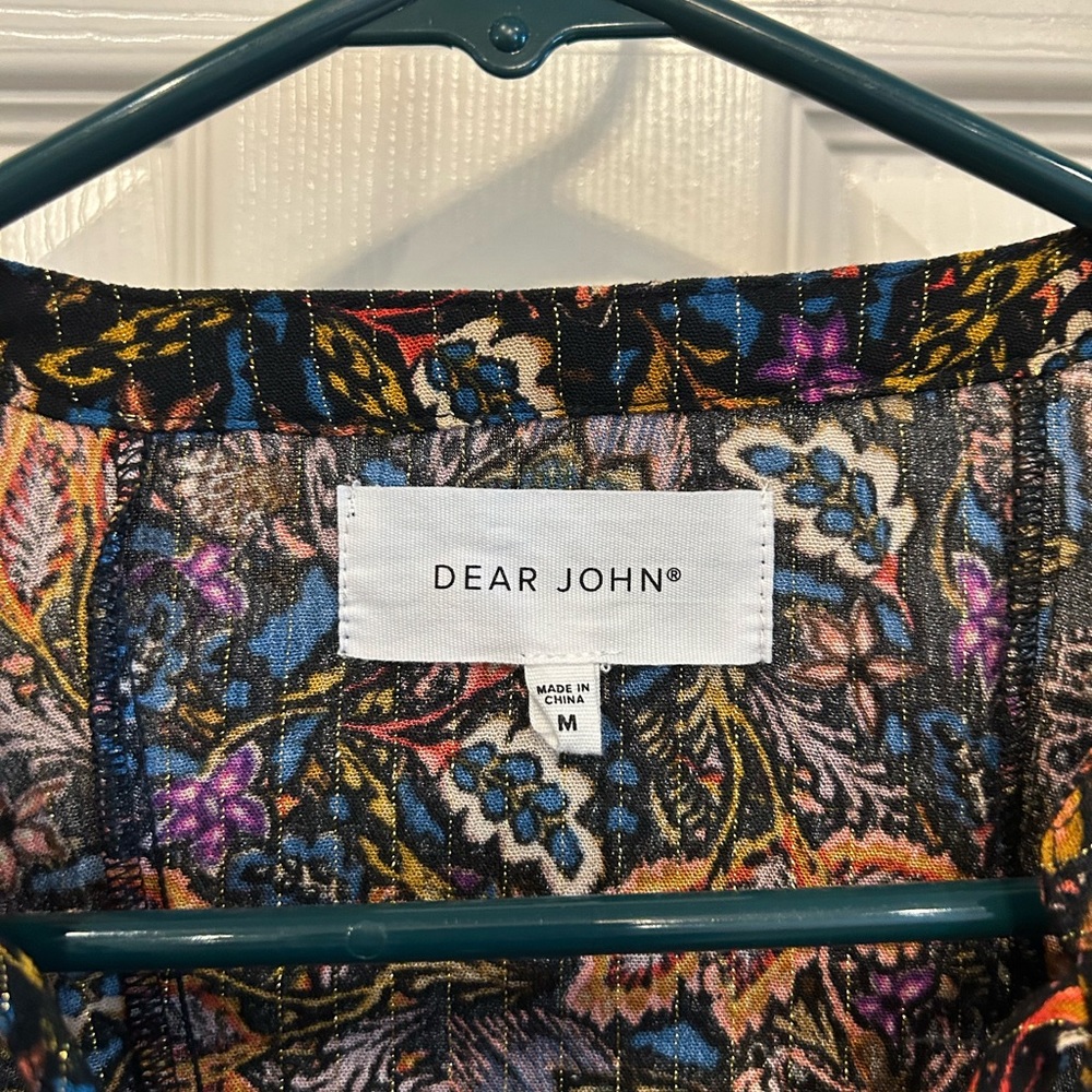 Multi color blouse; very cute and flowy